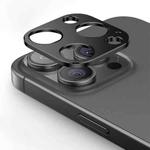 For iPhone 15 Pro Max Kalebol Metal Hollow Lens Protection Ring(Black)