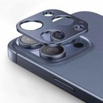 For iPhone 15 Pro Max Kalebol Metal Hollow Lens Protection Ring(Blue)