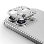 For iPhone 16 Pro Kalebol Metal Hollow Lens Protection Ring(Silver)
