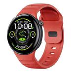 For vivo Watch 5 Reverse Buckle Silicone Watch Band(Red)