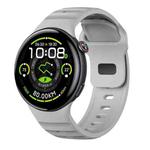 For vivo Watch 5 Reverse Buckle Silicone Watch Band(Gray)