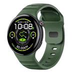 For vivo Watch 5 Reverse Buckle Silicone Watch Band(Green)
