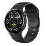 For vivo Watch 5 Reverse Buckle Silicone Watch Band(Black)