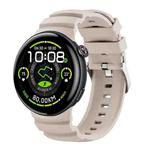 For vivo Watch 5 Solid Color Pin Buckle Sport Silicone Watch Band(Starlight Color)