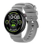 For vivo Watch 5 Solid Color Pin Buckle Sport Silicone Watch Band(Gray)