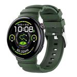 For vivo Watch 5 Solid Color Pin Buckle Sport Silicone Watch Band(Green)