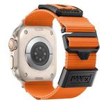 For Apple Watch 42mm / 41mm / 40mm / 38mm Kalebol Braided Nylon Sport Watch Band(Orange)