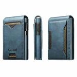 The Suteni oil wax pattern button automatically pops out the veneered printed card box(Blue)