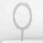 Kalebol Wireless Charging Aluminum Alloy Ring Magnetic Sheet(Silver Upper Gap)