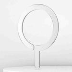 Kalebol Wireless Charging Aluminum Alloy Ring Magnetic Sheet(Silver Lower Gap)