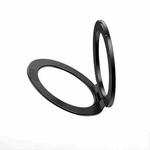 Foldable Retractable Rotating Magnetic Cell Phone Holder Finger Ring Clip(Black)
