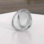 Universal Magnetic Suction Cup Thin Portable Cell Phone Ring Clip(Space Silver)