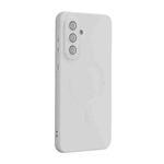 For Samsung Galaxy A56 5G ENKAY MagSafe Matte TPU Phone Case with Lens Film(White)