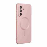 For Samsung Galaxy A56 5G ENKAY MagSafe Matte TPU Phone Case with Lens Film(Pink)