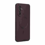 For Samsung Galaxy A36 5G ENKAY MagSafe Matte TPU Phone Case with Lens Film(Burgundy)