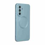 For Samsung Galaxy A36 5G ENKAY MagSafe Matte TPU Phone Case with Lens Film(Sierra Blue)