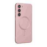 For Samsung Galaxy S25+ 5G ENKAY MagSafe Matte TPU Phone Case with Lens Film(Pink)