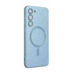For Samsung Galaxy S24 5G ENKAY MagSafe Matte TPU Phone Case with Lens Film(Sierra Blue)