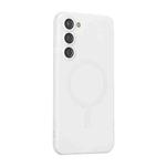 For Samsung Galaxy A24 ENKAY MagSafe Matte TPU Phone Case with Lens Film(White)