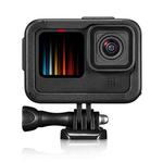 For GoPro HERO13 Black / HERO12 Black Dual Cold Shoes Frame Expansion PA Cage with Side Interface Cover