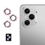 For Honor 400 Pro Global ENKAY Hat-Prince 9H Rear Camera Lens Aluminium Alloy Tempered Glass Film(Pink)