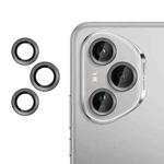 For Honor 400 Pro Global Kalebol No Flicker Ultra-Thin Individual Camera Lens Tempered Glass Film(Black)