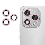 For Honor 400 Lite Global Kalebol No Flicker Ultra-Thin Individual Camera Lens Tempered Glass Film(Pink)