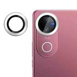 For vivo V50 Kalebol No Flicker Ultra-Thin Individual Camera Lens Tempered Glass Film(Silver)