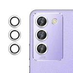 For vivo V40 SE Kalebol No Flicker Ultra-Thin Individual Camera Lens Tempered Glass Film(Silver)