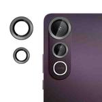 For vivo V50 Lite Kalebol No Flicker Ultra-Thin Individual Camera Lens Tempered Glass Film(Black)