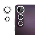 For vivo V50 Lite Kalebol No Flicker Ultra-Thin Individual Camera Lens Tempered Glass Film(Silver)