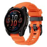 For Gamin 26mm Wild Trail Sport Silicone Watch Band(Orange)
