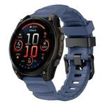 For Gamin 22mm Wild Trail Sport Silicone Watch Band(Ocean Blue)