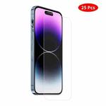 For iPhone 15 Plus JUNSUNMAY 25pcs Screen Protector Tempered Glass Film