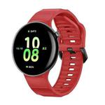 For Honor Watch Fit Black Buckle Single Color Silicone Watch Band(Red)