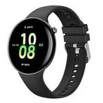 For Honor Watch Fit Breathable Silicone Watch Band(Black)