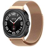 For Samsung Galaxy Watch 8 40 / 44mm Milan Magnetic Stainless Steel Watch Band(Rose Gold)