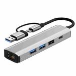2501 RJ45 Gigabit Network Card Converter USB-C / USB to Ethernet Adapter