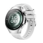 For Huawei Watch 5 42mm Vertical Silicone Watch Band(White)