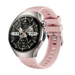 For Huawei Watch 5 46mm Vertical Silicone Watch Band(Pink)