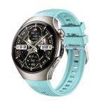 For Huawei Watch 5 46mm Vertical Silicone Watch Band(Teal)