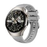For Huawei Watch 5 46mm Vertical Silicone Watch Band(Gray)