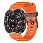 For Samsung Galaxy Watch Ultra 47mm Wild Trail Silicone Sports Watch Band(Orange)