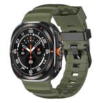 For Samsung Galaxy Watch Ultra 47mm Wild Trail Silicone Sports Watch Band(Green)