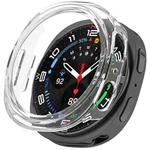 For Samsung Galaxy Watch 8 40mm Half Coverage Hollow PC Watch Case(Transparent)