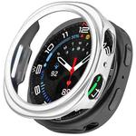For Samsung Galaxy Watch 8 44mm Half Coverage Hollow PC Watch Case(Silver)