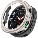 For Samsung Galaxy Watch 8 44mm Half Coverage Hollow PC Watch Case(Starlight)