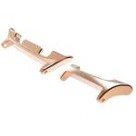 For Samsung Galaxy Watch 8 Ultra 2 22mm One Pair Metal Head Watch Band Connector(Rose Gold)