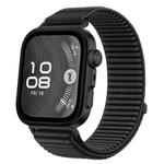 For Huawei Watch Fit 4 / Fit 4 Pro / Fit 3 Wild Mountain Texture Woven Nylon Watch Band(Black)