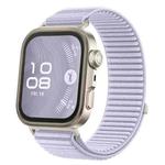 For Huawei Watch Fit 4 / Fit 4 Pro / Fit 3 Wild Mountain Texture Woven Nylon Watch Band(Hyacinth Purple)